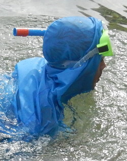 wet anorak skyblue adventure swimming mindoro